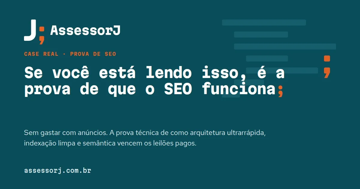 Capa do artigo: Se você está lendo isso, é a prova de que o SEO funciona