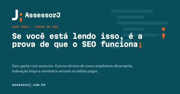 Capa do artigo: Se você está lendo isso, é a prova de que o SEO funciona